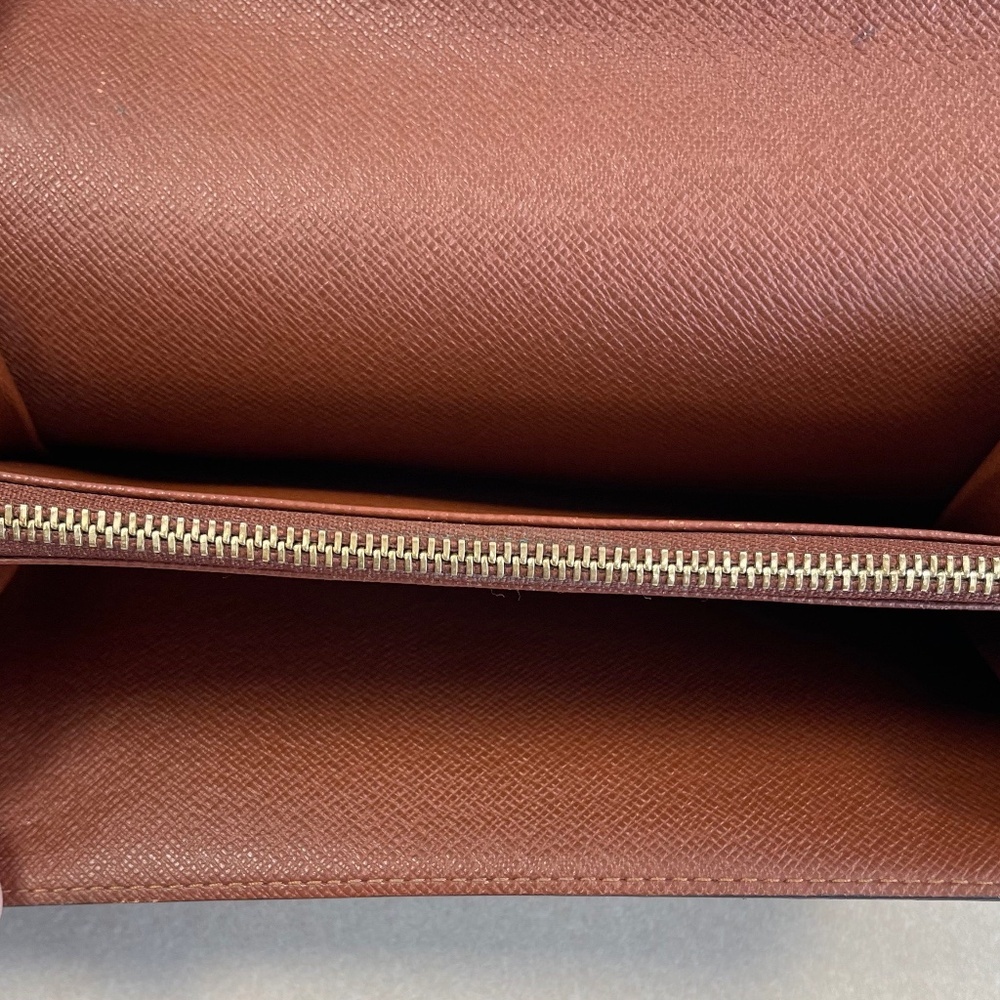 LOUIS VUITTON Monogram Pochette Porte-Monnaie Long Wallet M61725 Brown- Preowned - Picture 11 of 16